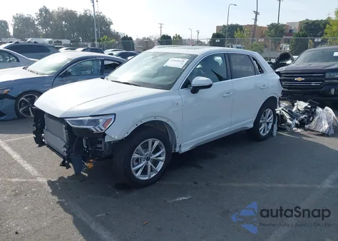 2025 Audi Q3 Premium 45 Tfsi S Line Quattro Tiptronic z USA, uszkodzony, nr VIN WA1DECF34S1076947